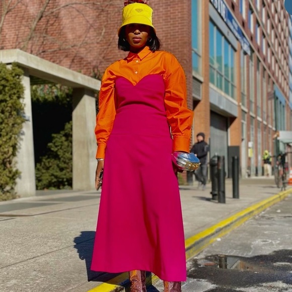 Zara Bustier Midi Dress - Picture 5 of 16